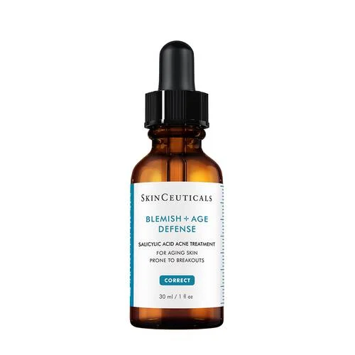 Blemish + Age Defense is a targeted, oil-free approach for aging skin prone to acne breakouts.